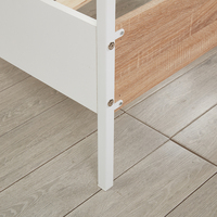 Meubles de chambre à coucher, lit de 90 cm de large, lit pour enfants, cadre de lit en bois, ensemble de lits en bois, sommier