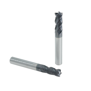 4 sáo CNC <span class=keywords><strong>Carbide</strong></span> phẳng vuông cuối nhà máy CNC Công cụ Cắt cacbua rắn phay cho máy cắt kim loại - Product Image 4