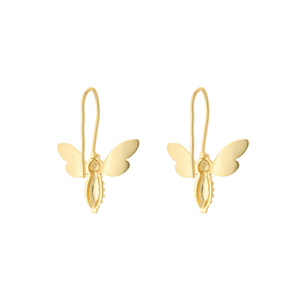 Pendientes de Abeja Dorada, Elegantes Pendientes Colgantes con Motivo de Abeja, Joyería Ligera Inspirada en la Naturaleza para Mujer, Uso Diario - Product Image 1