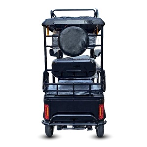 HLD 2000W 60V Vélo électrique de tourisme 4 roues, Scooter de mobilité longue portée, Voiturette de golf avec toit - Product Image 6