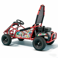 Go Kart de Carreras con Control Remoto Personalizable para Adultos y Niños, Velocidad Máxima de 25 km/h, Capacidad de Carga de 85 kg, para Parques de Diversiones