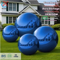 Boule réfléchissante sphérique gonflable, ballon à bulles coloré suspendu, boule disco miroir gonflable pour anniversaire