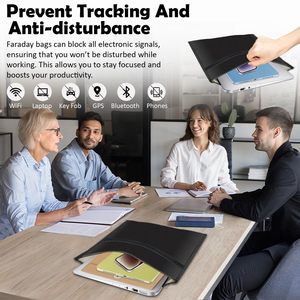 Bolsas Faraday con Asa y Tira Reflectante, Bolsa Anti-Rastreo EMP, Bolsa Ignífuga e Impermeable, Bolsa de Bloqueo de Señales, Jaulas Faraday - Product Image 4