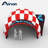 Tente publicitaire gonflable en forme d'araignée Airvon pour les zones de rencontre en plein air, les démonstrations de produits, les activités promotionnelles