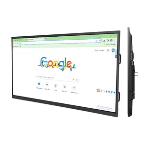 Pantalla táctil LCD de gama alta 65 75 86 pulgadas Monitor 4K 60Hz OEM pantalla multitáctil capacitiva con lápiz táctil
