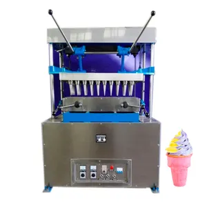 Máquina Industrial semiautomática de conos de helado para gofres de azúcar, 40 cabezales