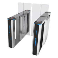 Tourniquet de barrière coulissant d'acier inoxydable avec la porte de tourniquet de capteur d'Anti-fixage pour l'usage d'intérieur et la station de métro