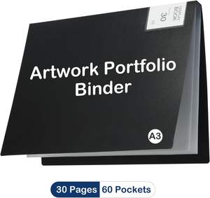 <span class=keywords><strong>Livre</strong></span> de rangement pour peinture diamant A3, grand <span class=keywords><strong>livre</strong></span> de présentation pour art diamant avec 60 pages, classeur d'art avec pochettes transparentes - Product Image 2