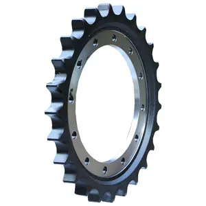 Undercarriage Parts vio45 Mini Track Excavator Roller Driving Sprocket Chain Track Gear For Yan Mar cat320 x337 sprocket for bob