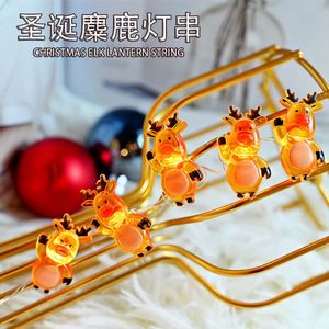 Cadena de luces decorativas navideñas transfronterizas, Festival de alces navideños, farol para habitación, dormitorio, decoraciones creativas - Product Image 3