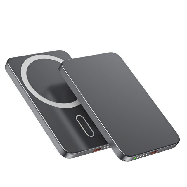 Fast Charging Metal Type C Ultra Slim 10000mah Magnet Wireless Powerbank Portable Charger 5000mah Magnetic Power Bank for Iphone