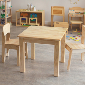 Di alta qualità in legno massello tavolo da studio e sedia Set <span class=keywords><strong>per</strong></span> il bambino gioco del bambino di apprendimento camera da letto della scuola - Product Image 4