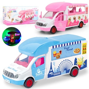Coche de hielo ligero de plástico para niños, <span class=keywords><strong>juguete</strong></span> de camión de comida - Product Image 1