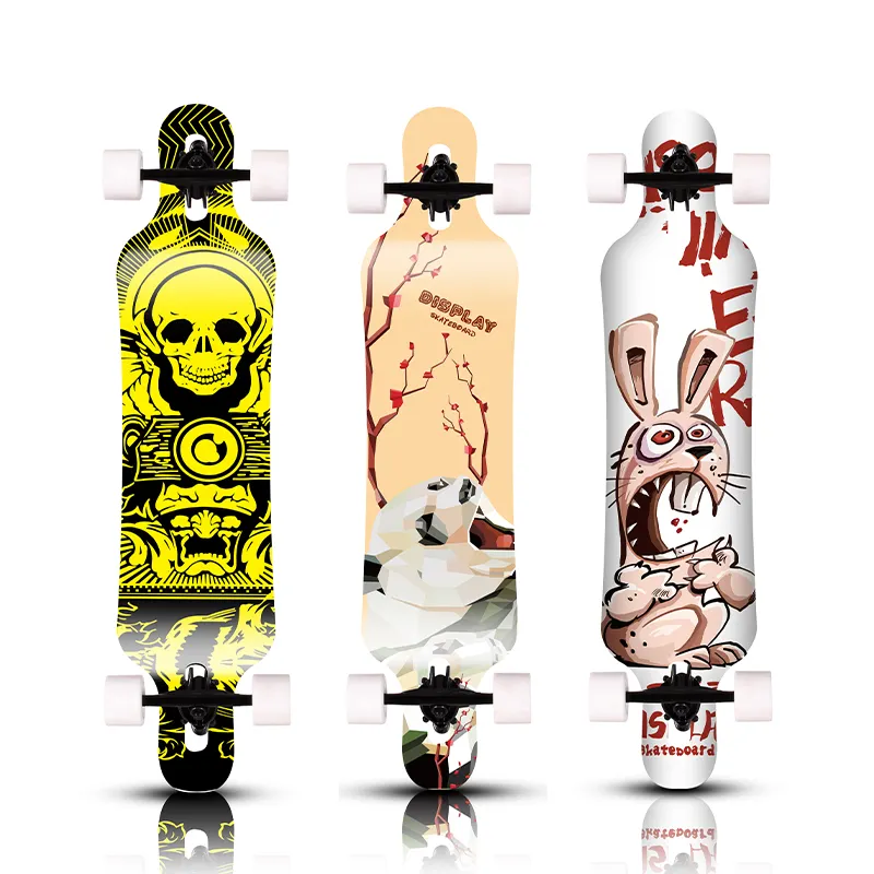 Porzellan lieferant 41 Zoll Komplettes Holz Custom Long Board Cruiser Ahorn Dance Longboard