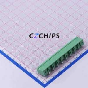 KF2EDGRM-7.62-8P Plug-in Terminal Block Bent Lead Through Hole,P=7.62mm Board-to-Board / Socket Closed Screw Fixing 1x8P 7.62mm - Product Image 2