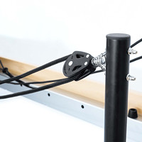 Reformer Pilates en bois de hêtre à trapeze complet, directement de l'usine, couleur personnalisée, cuir microfibre, Cadillac Pilates pour studio professionnel