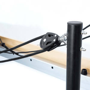 Reformer Pilates en bois de hêtre à trapeze complet, directement de l'usine, couleur personnalisée, cuir microfibre, Cadillac Pilates pour studio professionnel - Product Image 3