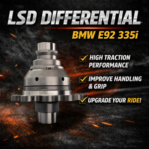 Diferencial Trasero LSD de 188 mm con Engranaje Helicoidal de Torque Biased para <span class=keywords><strong>BMW</strong></span> E92 335i N54, Relación 3.46, QDF17N, Mejora de Rendimiento para Drift y Track Day - Product Image 1
