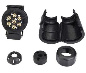 <span class=keywords><strong>Prise</strong></span> de <span class=keywords><strong>remorque</strong></span> OEM Euro <span class=keywords><strong>12V</strong></span> <span class=keywords><strong>7</strong></span> <span class=keywords><strong>broches</strong></span>, connecteur de <span class=keywords><strong>remorque</strong></span> <span class=keywords><strong>7</strong></span> voies avec harnais de sécurité, connexion par vis - Product Image 6