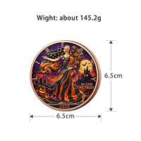 Pièce de monnaie en cuivre pur 999 de 5 oz, Souvenir de collection en métal double face, pièce de défi, motif Walking Liberty des États-Unis, vente en gros