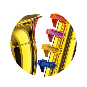 Jouets Jacko en gros, jouets de saxophone pour enfants de style dessin animé personnalisés, jouets d'instruments de musique éducatifs pour enfants - Product Image 4