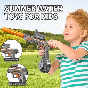 Elektrische Wasserpistole für Kinder transparente automatische Wasserspritzpistole mit 500 Ccm hoher Kapazität Wasserpistole für Erwachsene für den Sommer - Product Image 4