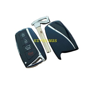 Funda Para Llave De Coche Hyundai - Compatible Con Verna, Elantra, Sportage, Etc., Material TPU, Color Plata - Protección Antiarañazos