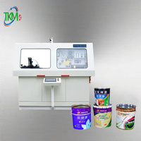 Machine de soudage automatique industrielle pour tôles métalliques, contrôlée par PLC, pour la production de seaux à peinture et de conteneurs en fer blanc
