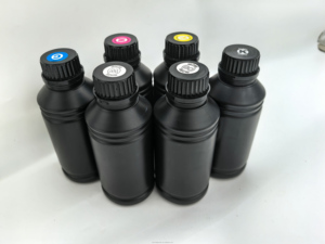 Encre et vernis UV universels à prix réduit, huile UV invisible à polymérisation LED UV pour l'impression sur verre, bois, plastique, compatible avec lampe de polymérisation UV - Product Image 3