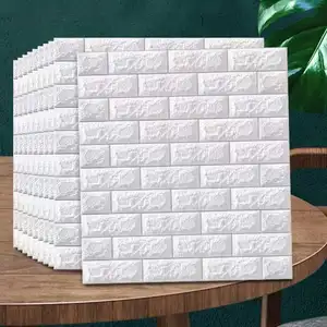PVC 벽지 바닥 3D 거품 벽지 거품 벽 커버