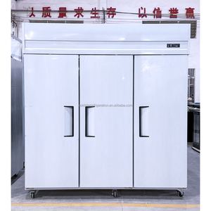 Equipo de cocina comercial Congelador vertical de 3 puertas Refrigerador comercial para restaurante - Product Image 2