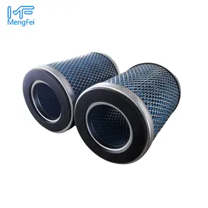 Mfiltration Filtre à air et huile de dépoussiérage de papier de pâte de bois bleu plissé ignifuge - Product Image 1