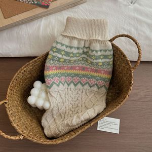 Suéter Tejido para Perro Estilo Fair Isle, Cálido para Invierno, con Cuello Alto, para <span class=keywords><strong>Perros</strong></span> Pequeños y Medianos - Product Image 5
