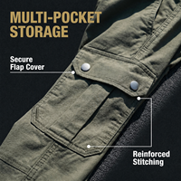 Pantalon tactique d'extérieur pour homme, personnalisé en usine, en coton, imperméable, grande taille, séchage rapide, taille élastique, collection automne