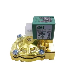 Katup Solenoid ASCO 24VDC <span class=keywords><strong>2</strong></span>/<span class=keywords><strong>2</strong></span> NC Berbahan Kuningan SCE238D009 yang Dioperasikan dengan Pilot - Product Image 1