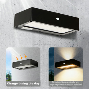 Nhôm Ngoài Trời Năng Lượng Mặt Trời Đèn Cảnh Quan Sân Vườn Không Thấm Nước Đèn Tường Ánh Sáng Lên Và Xuống Vườn Trang Trí Đèn Tường - Product Image 2