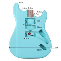 Modification de guitare DIY, remplacement de corps de guitare électrique, accessoires pour instruments de musique