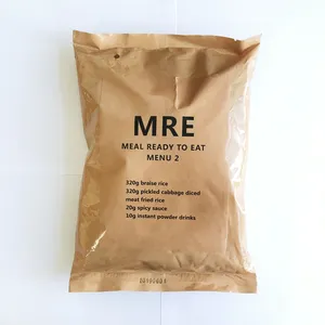 MRE Arroz estofado portátil combate comida MRE ración de alimentos (MENU2)