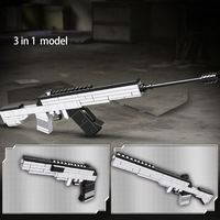 WOMA TOYS P90 Scar 99 Micro 8 en 1, Juguete de Construcción de Modelo Militar Pequeño con Bloques 8 en 1