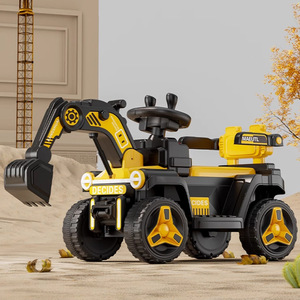 Excavadora de juguete eléctrica recargable para niños, vehículo de construcción para exteriores con control remoto, de 5 a 7 años - Product Image 3