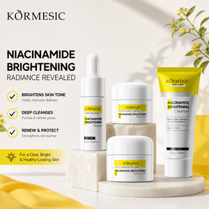 KORMESIC Bpom Certified Niacinamide Brightening <b>Face</b> Skin Care Set Hydrating Moisturizing <b>Serum</b> Cream Cleanser Halal Natural OEM - Product Image 1