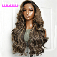 Perruques en gros en cheveux humains avec dentelle HD 13x4, perruques frontales transparentes P4-27 pré-épilées pour femmes noires