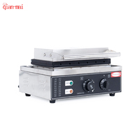 Machine à gaufres électrique commerciale personnalisée antiadhésive pour hot-dogs au maïs avec 5 bâtonnets