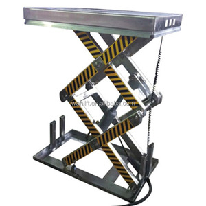 Controle Remoto Elétrico Completo Hidráulico De Aço Inoxidável Scissor Lift Table - Product Image 1