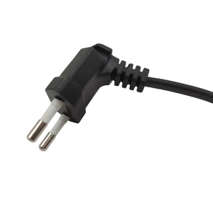 <span class=keywords><strong>Cable</strong></span> <span class=keywords><strong>de</strong></span> Alimentación con Enchufe Europeo en Ángulo a IEC C7, 2.5A 250V H03VVH2-F 2x0.75mm², Enchufe Europeo en Ángulo a <span class=keywords><strong>Cable</strong></span> Tipo 8 para Laptop, Altavoz - Product Image 2