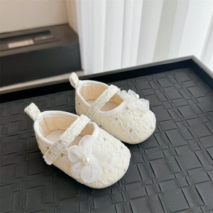 Chaussures décontractées pour bébé fille nouveau-né, chaussures de princesse pour bébés, chaussures blanches pour bébé fille - Product Image 2