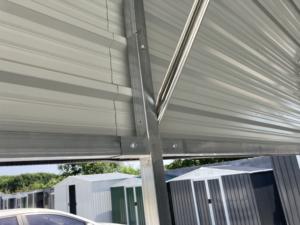 <span class=keywords><strong>Abri</strong></span> d'auto moderne en acier <span class=keywords><strong>de</strong></span> première qualité Nouveau design <span class=keywords><strong>Garage</strong></span> métallique portable pour le stationnement des voitures <span class=keywords><strong>Bois</strong></span> traité sous pression pour l'extérieur - Product Image 5