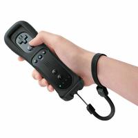 Ensemble de manette Nunchuck à distance Plus avec manchon en silicone et dragonne pour console de jeu Nintendo Wii/WiiU
