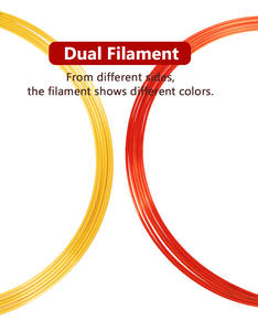 Sunlu — filament double couleur pour imprimante 3D, nouvel emballage, 1.75mm - Product Image 3