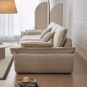 Sofá Acolchado de Tela con Forma Ovalada Recta Auckland Sailboat, Asiento Extra Ancho y Profundo, Resistente al Agua y a las Manchas, para Sala de Estar - Product Image 3